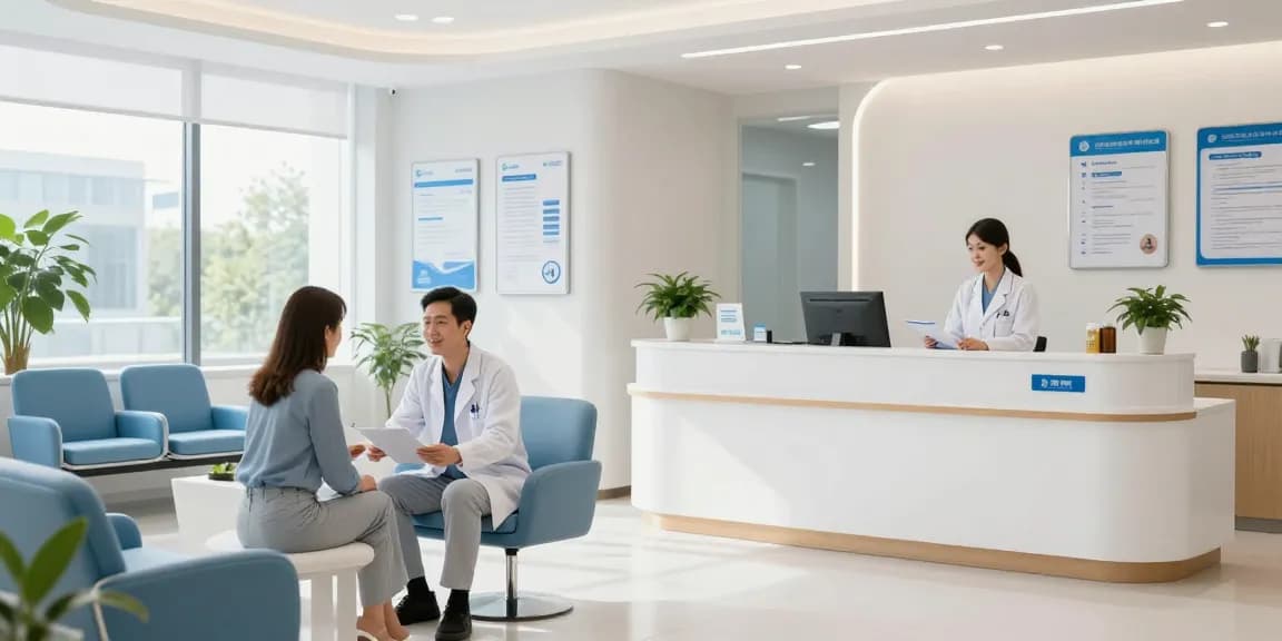 hair transplant istanbul consultation in a welcoming medical clinic environment. Professional healthcare provider engaged in patient care.