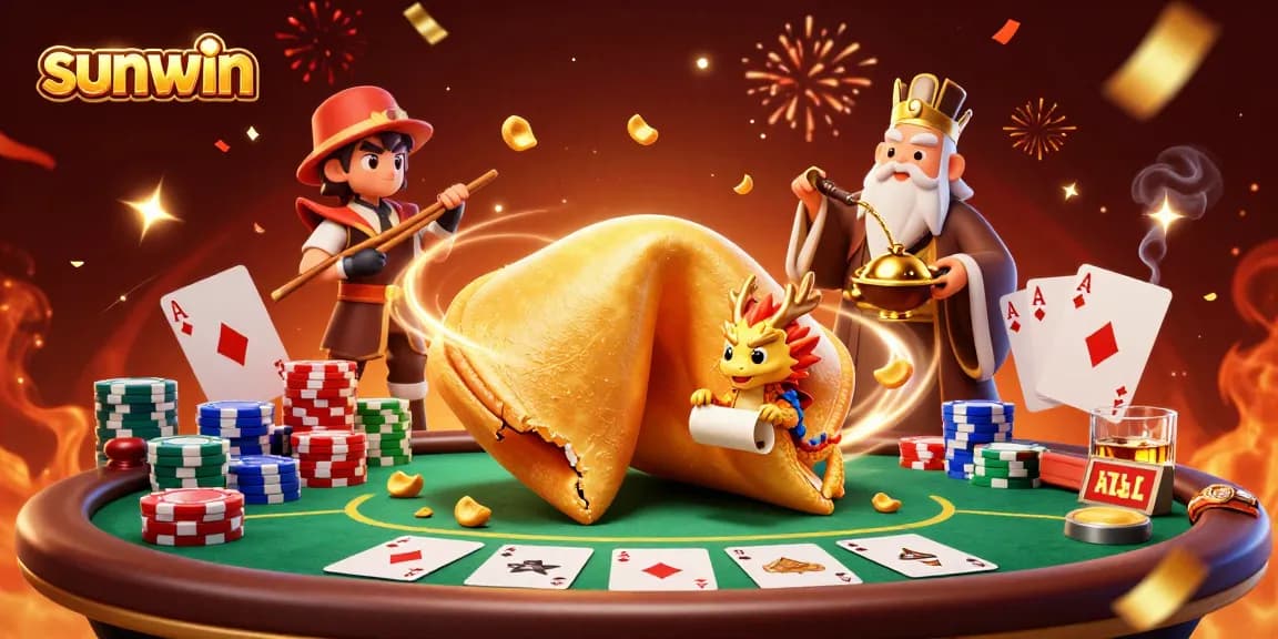 Experience the thrill of sunwin with a vibrant 3D casino scene filled with exciting action