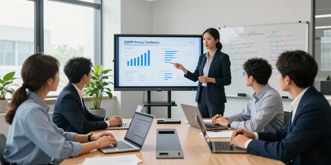 Create a secure Startseite by consulting data protection experts in a professional office setting