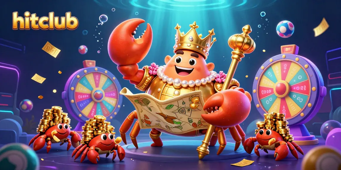 Engage in exciting gameplay with hitclub's unique lottery-themed scene featuring vibrant colors and dynamic elements.