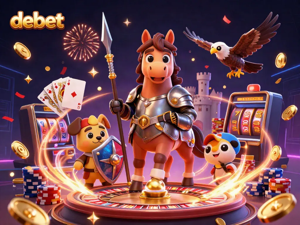 Spin the roulette at debet for thrilling casino experiences with knights and treasures.
