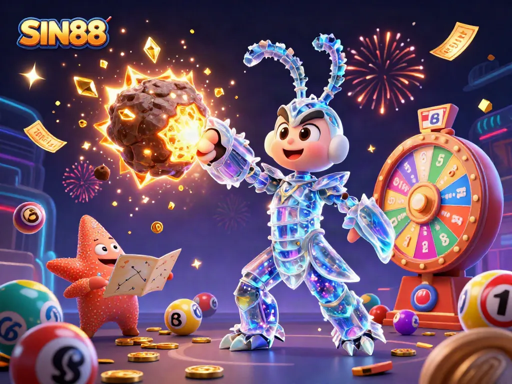 SIN88 enhances your gaming experience with vibrant visuals of dynamic gambling action and excitement.