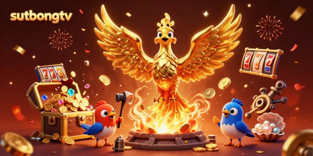 Experience exhilarating gameplay with sutbongtv as you win golden coins from slots!