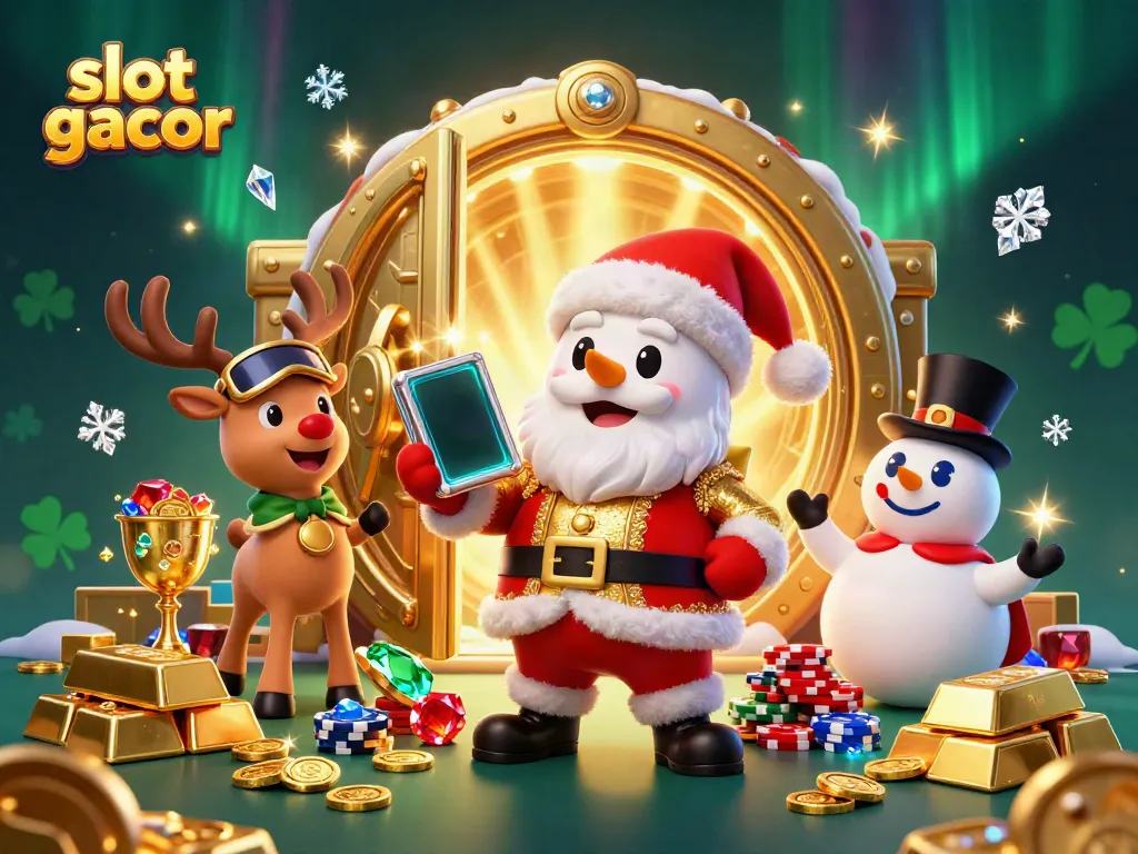 Experience slot gacor with Santa, his reindeer dealer, and a snowman among riches!