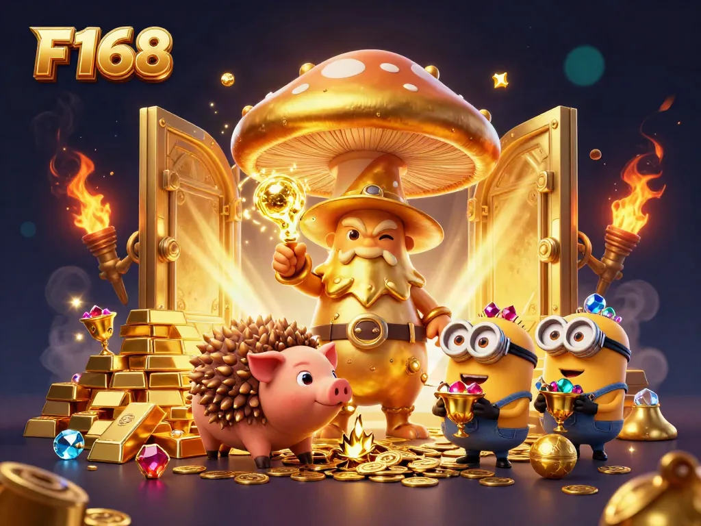 Engage in thrilling gameplay with F168 amidst treasures and magical spells!