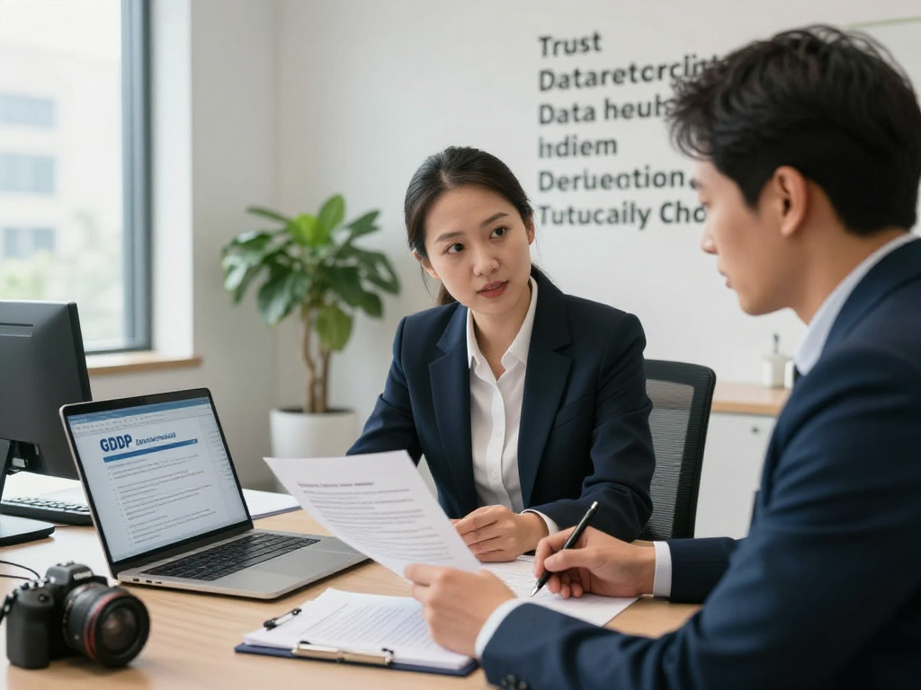 Startseite für Datenschutzexperten: Professionelle Beratung zur Datensicherheit und rechtlichen Anforderungen.