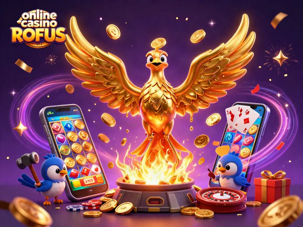 Play in the vibrant world of online casino uden ROFUS, featuring gold coins and exciting game elements.